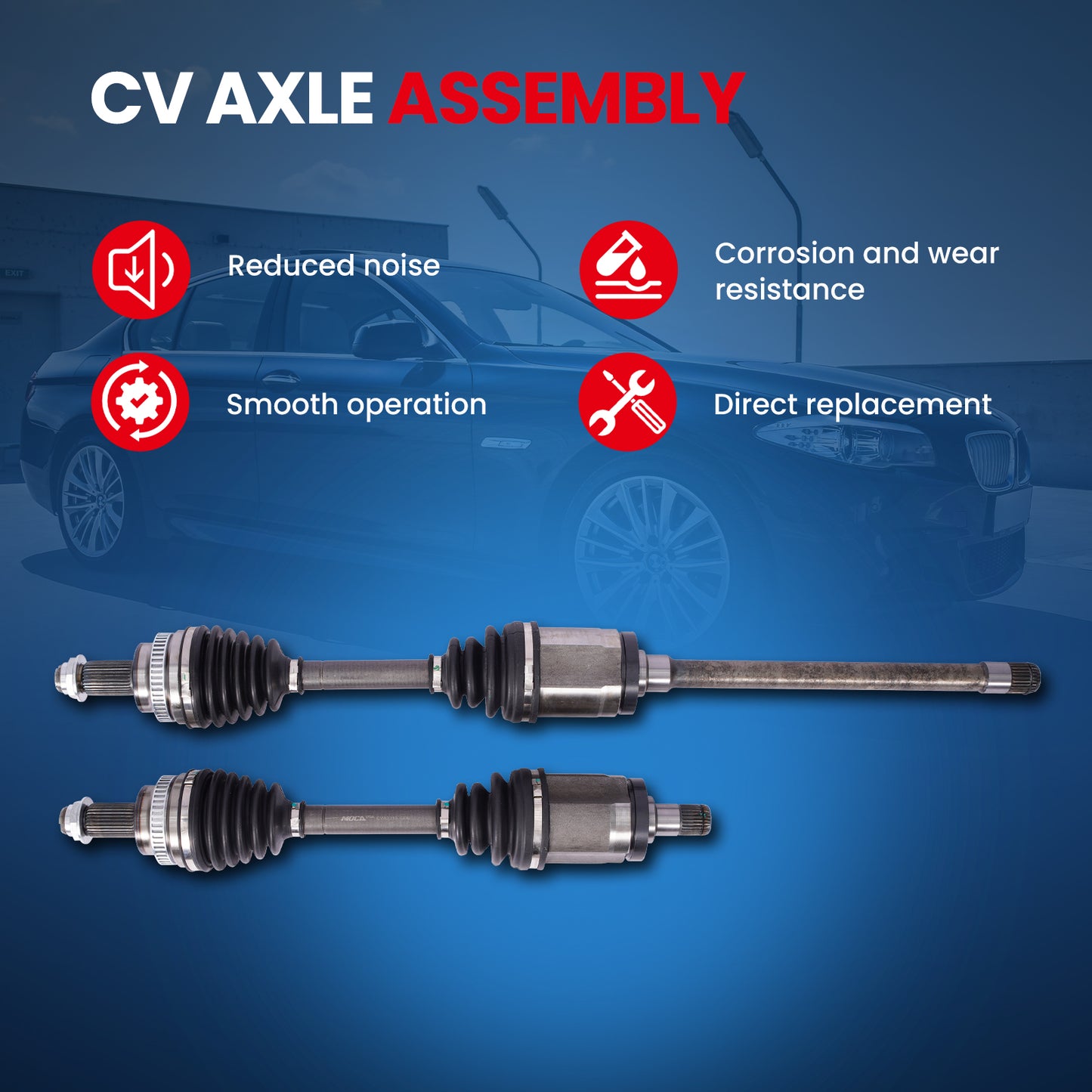 MOCA CV Axle Assembly - CVA9310K