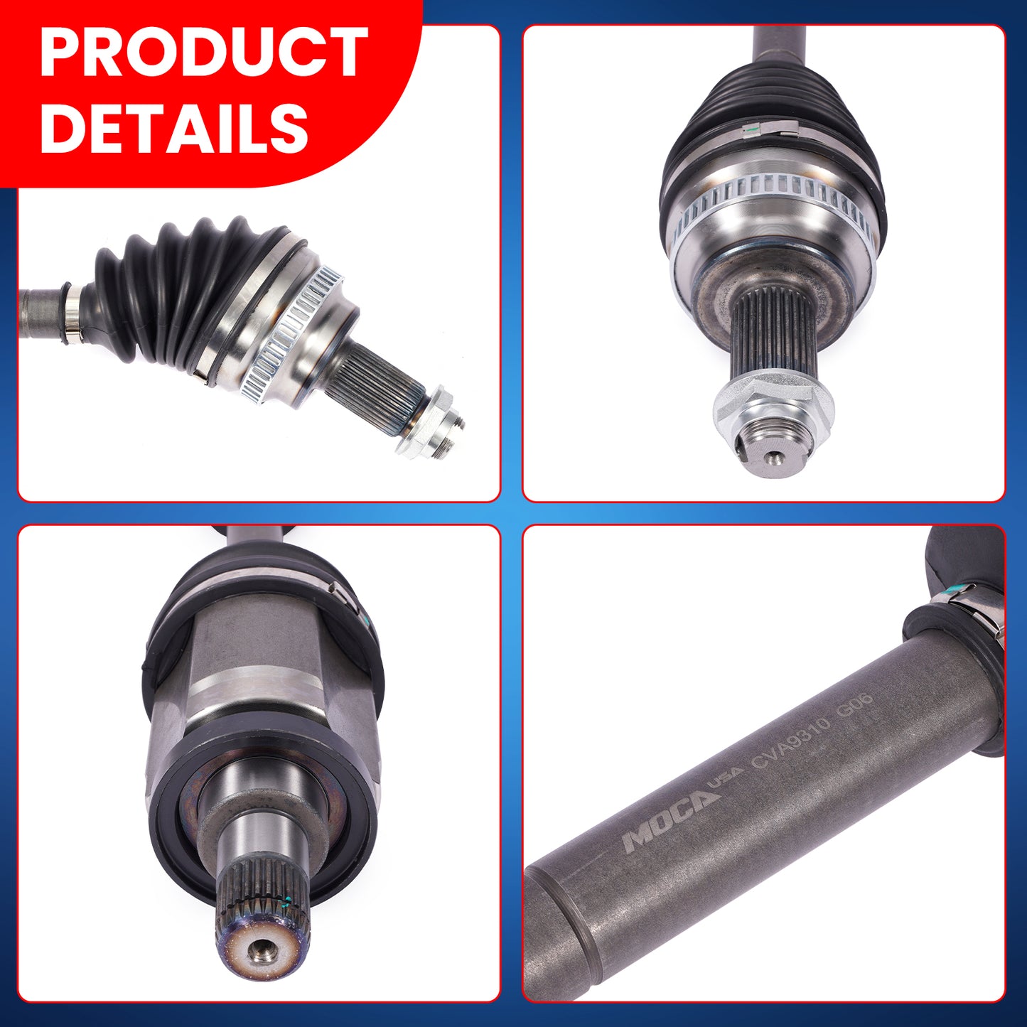 MOCA CV Axle Assembly - CVA9310K