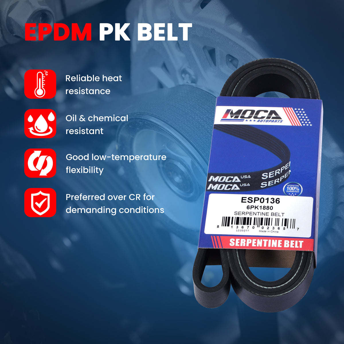 MOCA Serpentine Belt Drive Component Kit - DCK136