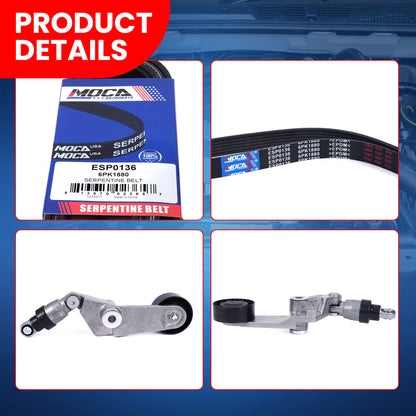 MOCA Serpentine Belt Drive Component Kit - DCK136