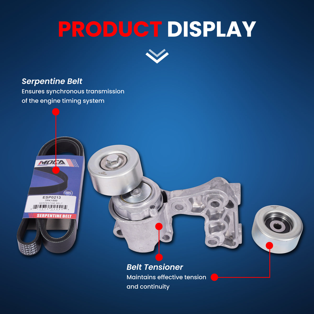 MOCA Serpentine Belt Drive Component Kit - DCK213