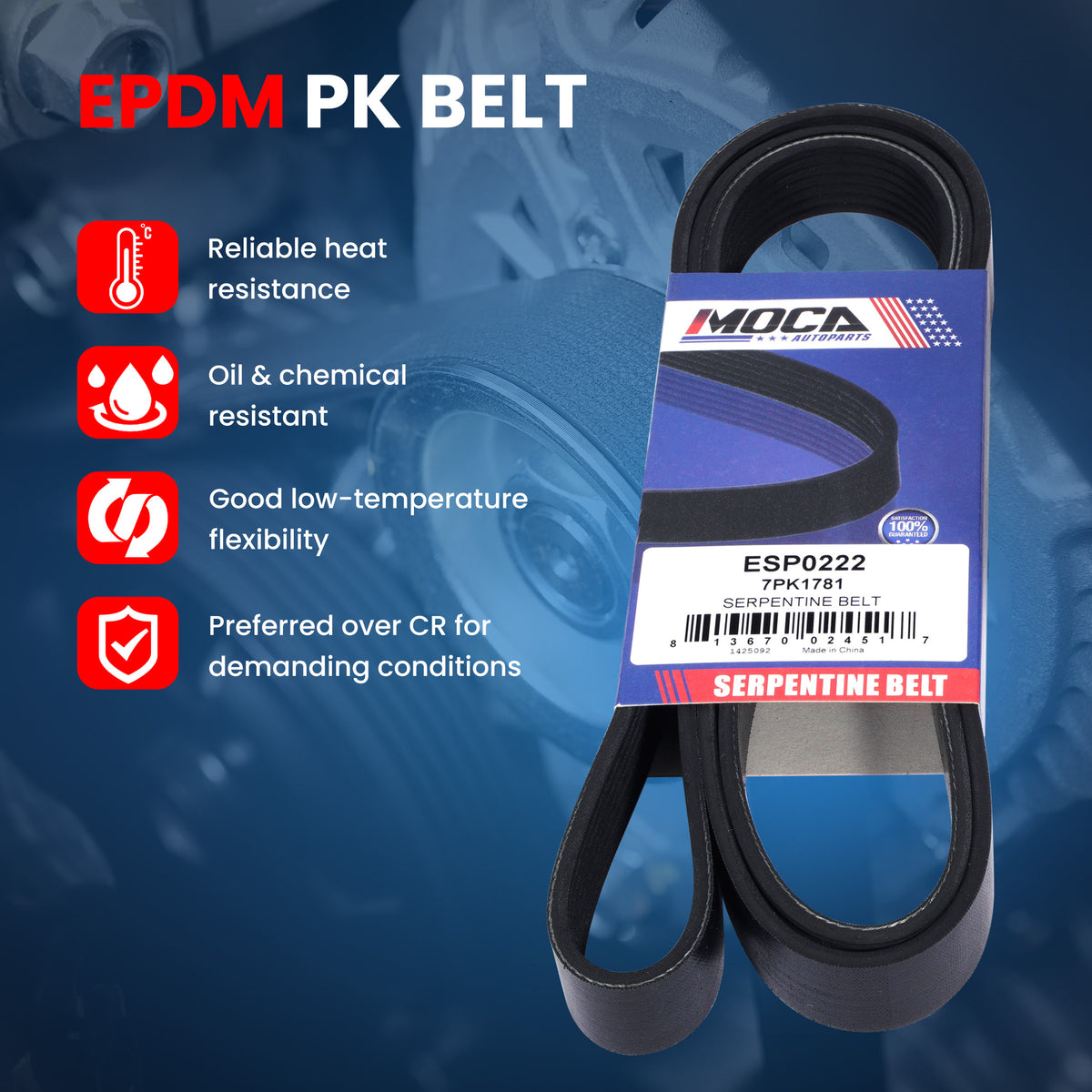 MOCA Serpentine Belt Drive Component Kit - DCK222