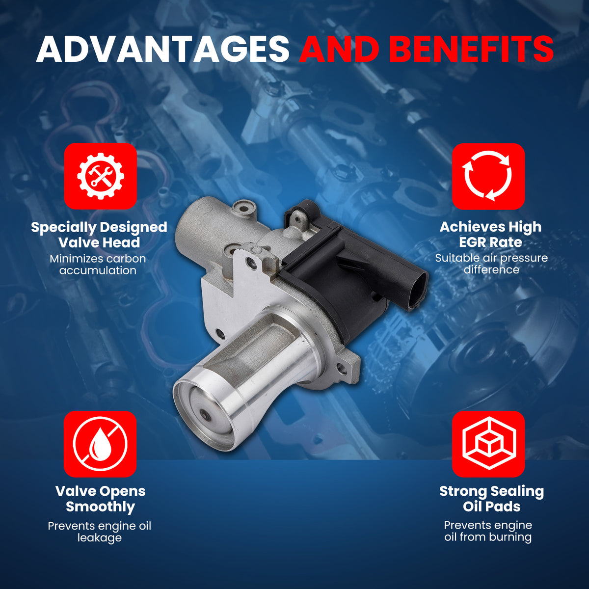 MOCA Exhaust Gas Recirculation EGR Valve - EGR1072