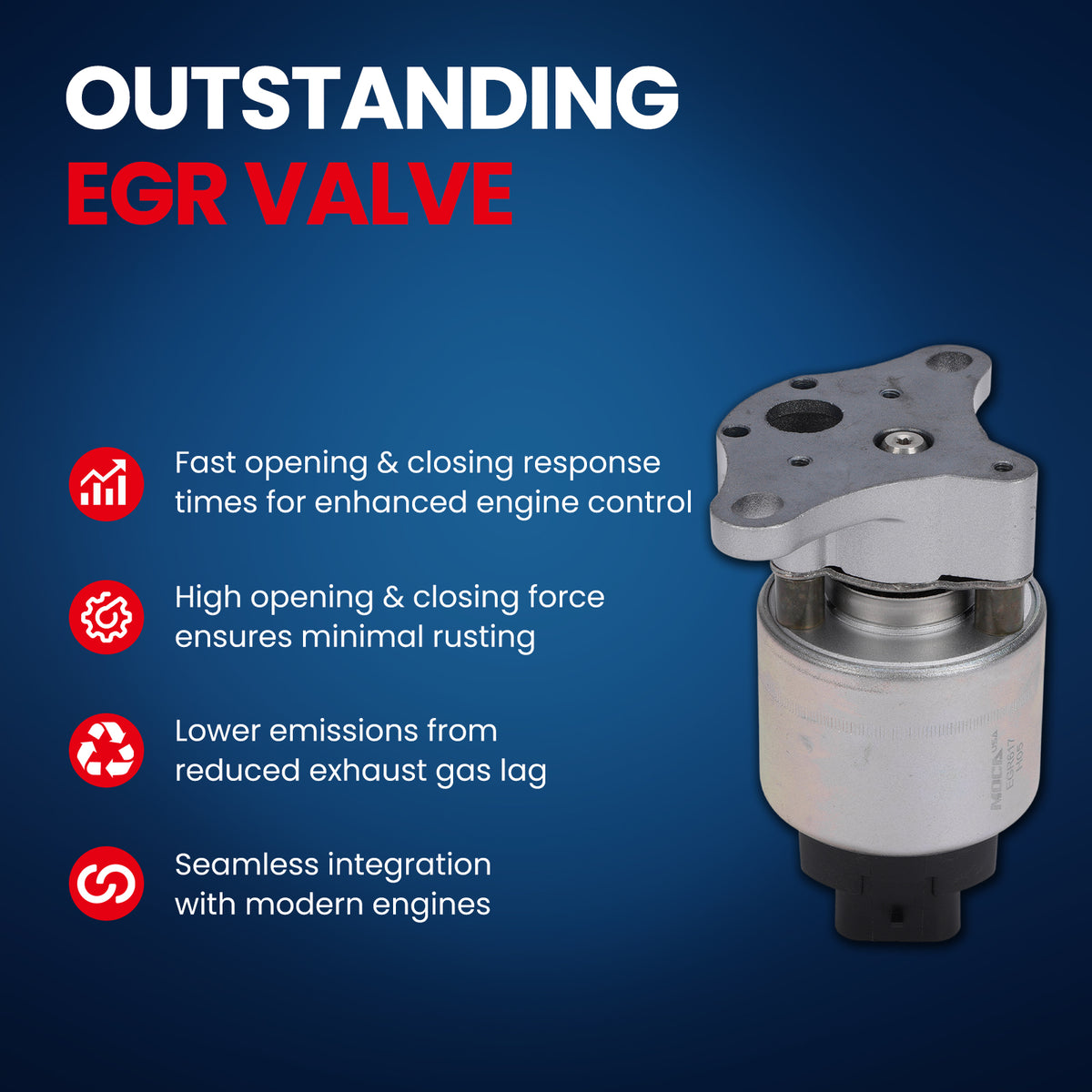 MOCA Exhaust Gas Recirculation EGR Valve - EGR617