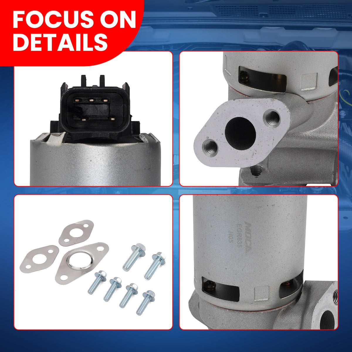 MOCA Exhaust Gas Recirculation EGR Valve - EGR835