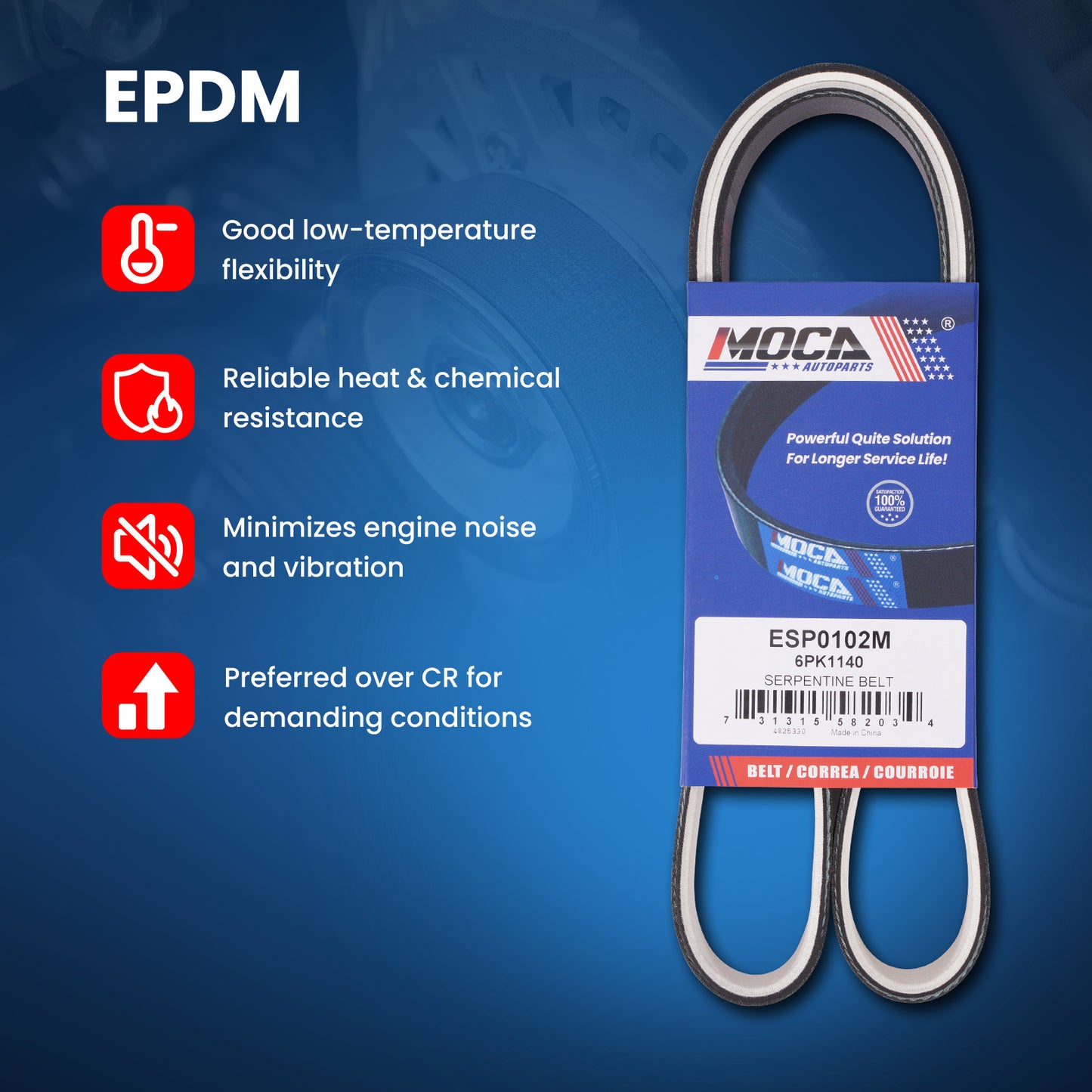 MOCA Serpentine Belt - ESP0102M