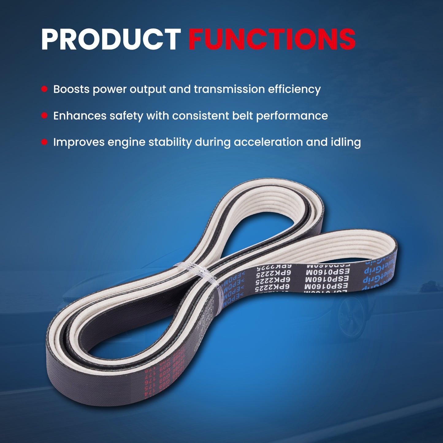 MOCA Serpentine Belt - ESP0160M