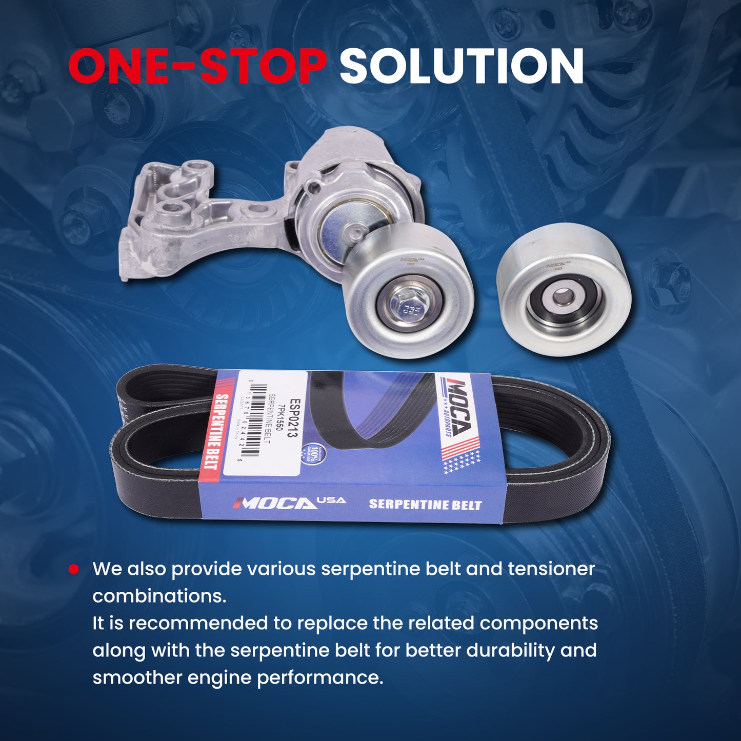 MOCA Serpentine Belt - ESP0163M