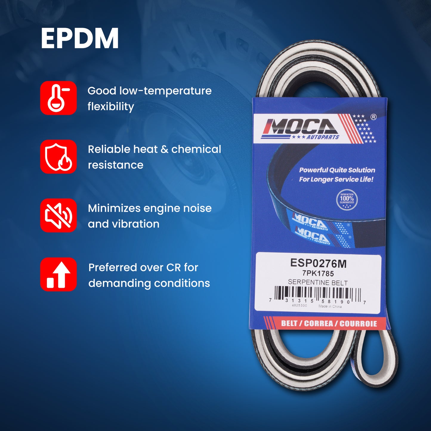 MOCA Serpentine Belt - ESP0276M