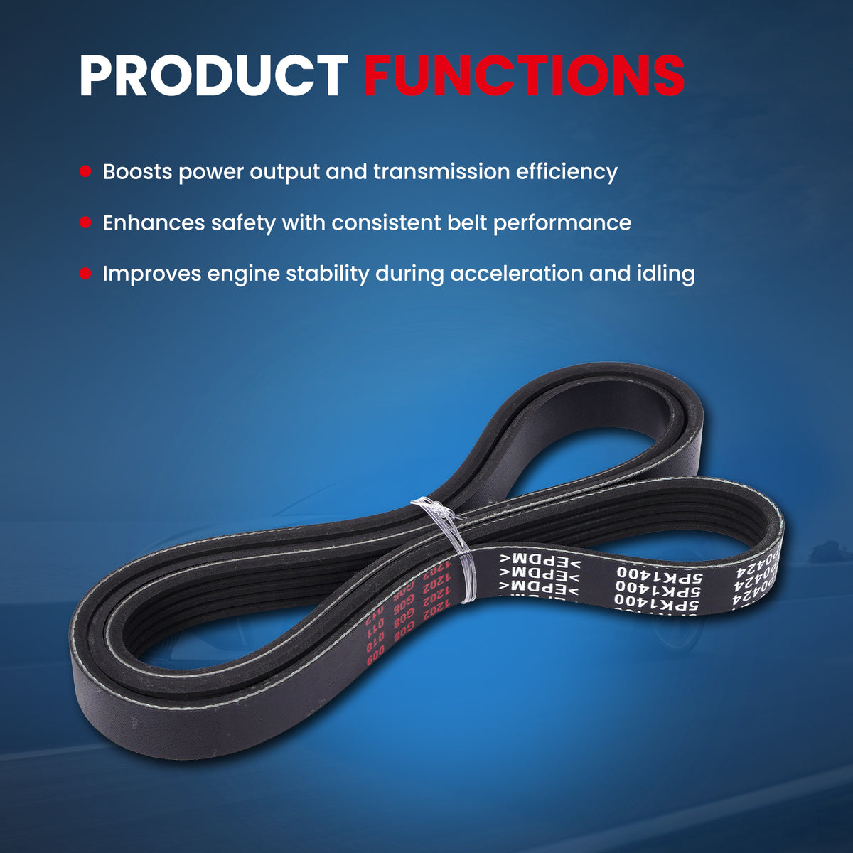 MOCA Serpentine Belt - ESP0424