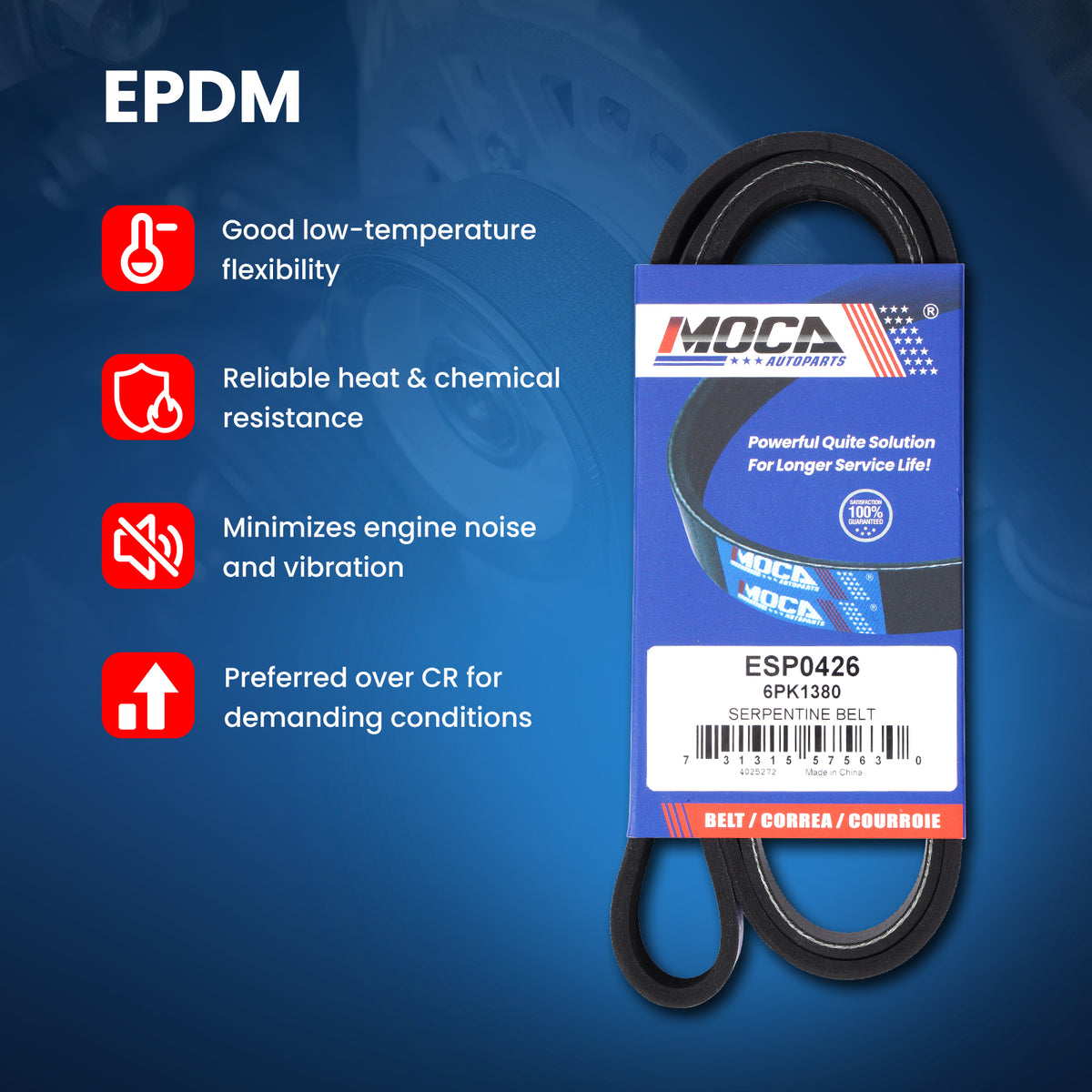 MOCA Serpentine Belt - ESP0426