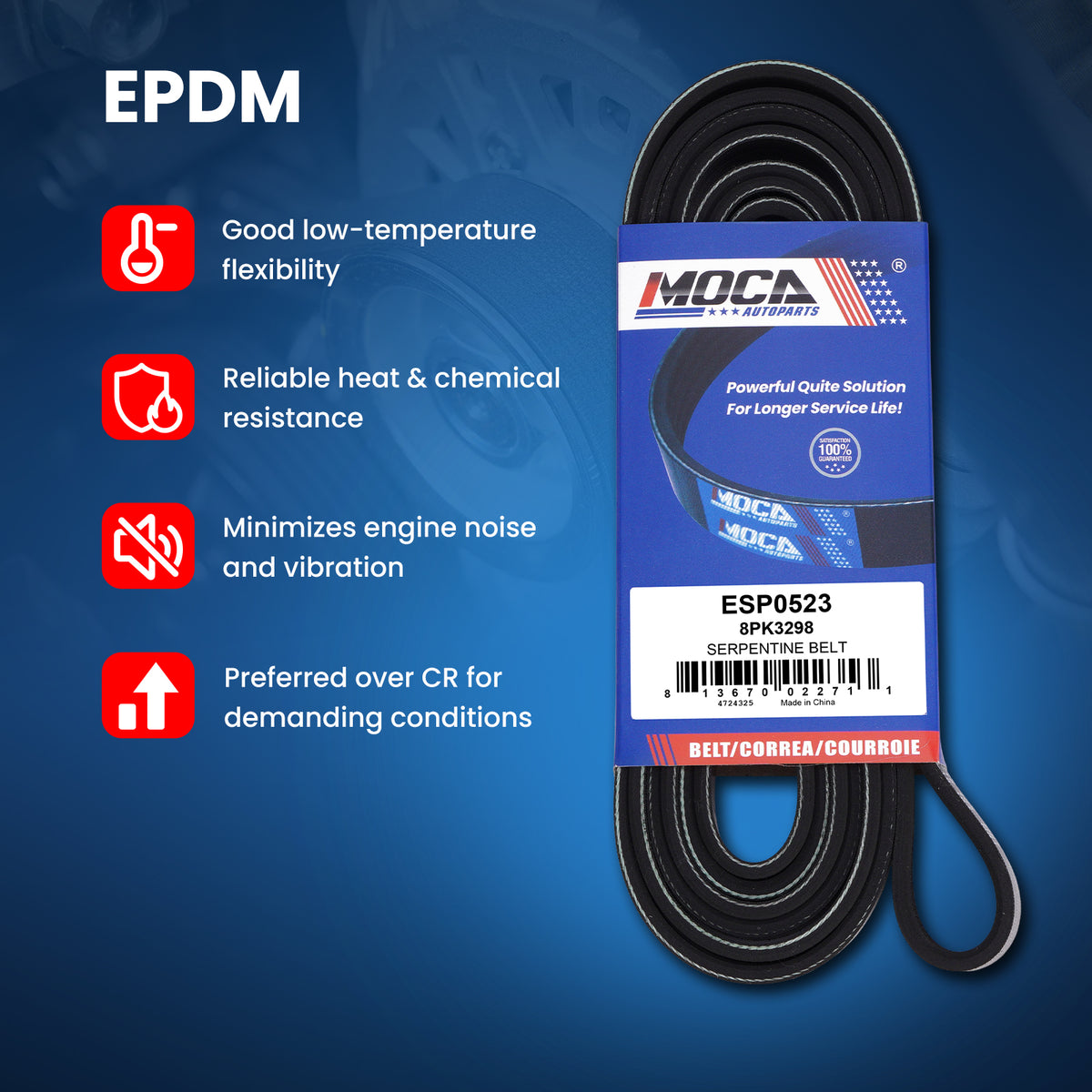 MOCA Serpentine Belt - ESP0523