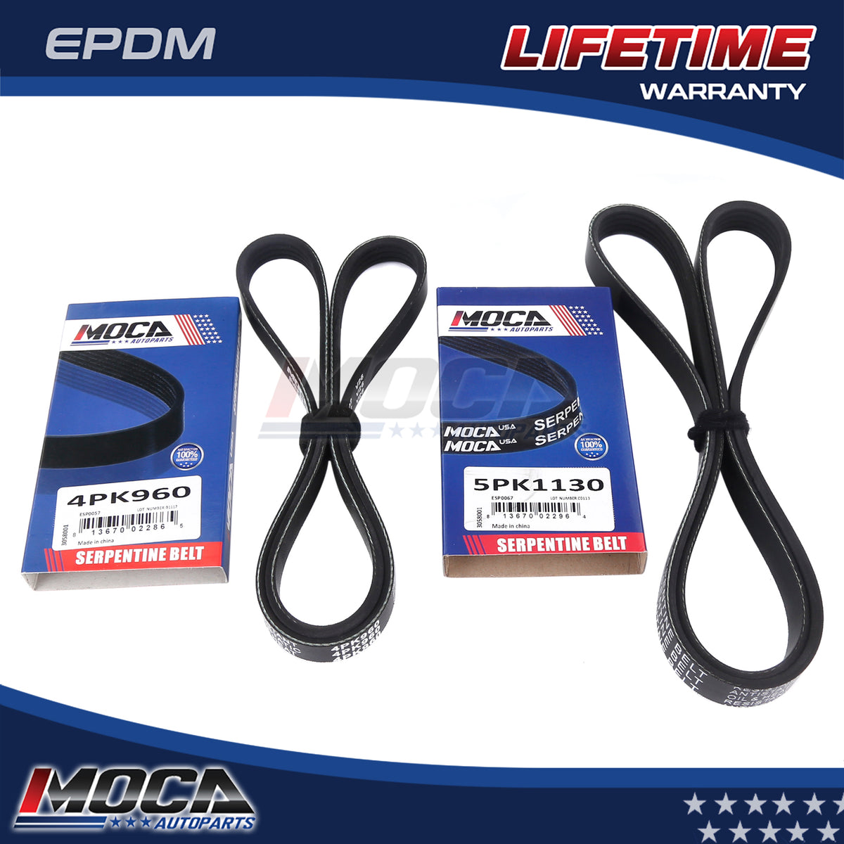 MOCA Serpentine Belt kit - ESP1003K2