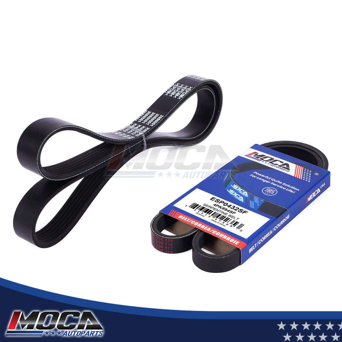 MOCA Serpentine Belt kit - ESP1033K2