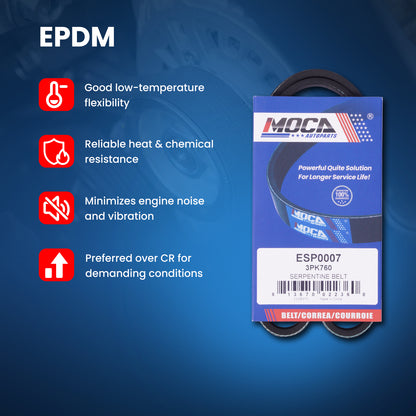 MOCA Serpentine Belt kit - ESP1038K2