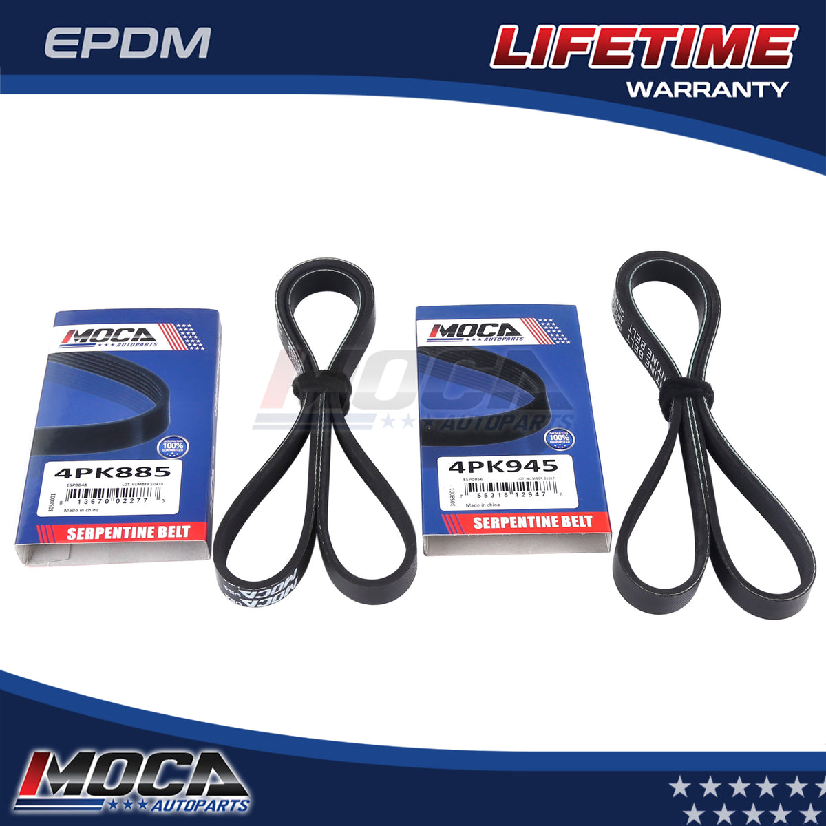 MOCA Serpentine Belt kit - ESP1074K2
