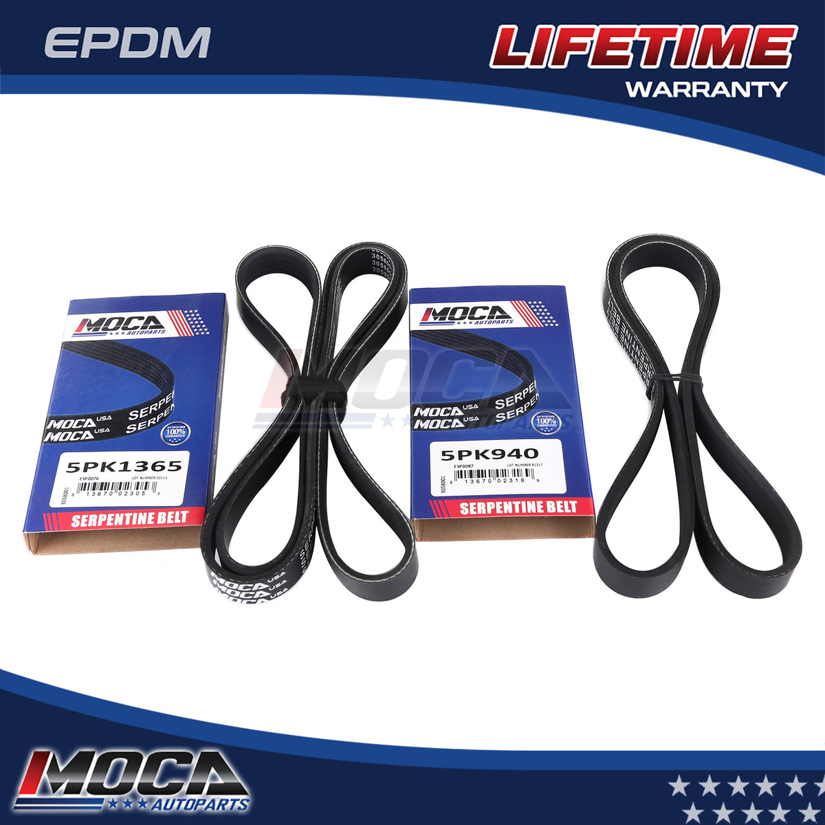 MOCA Serpentine Belt kit - ESP1087K2