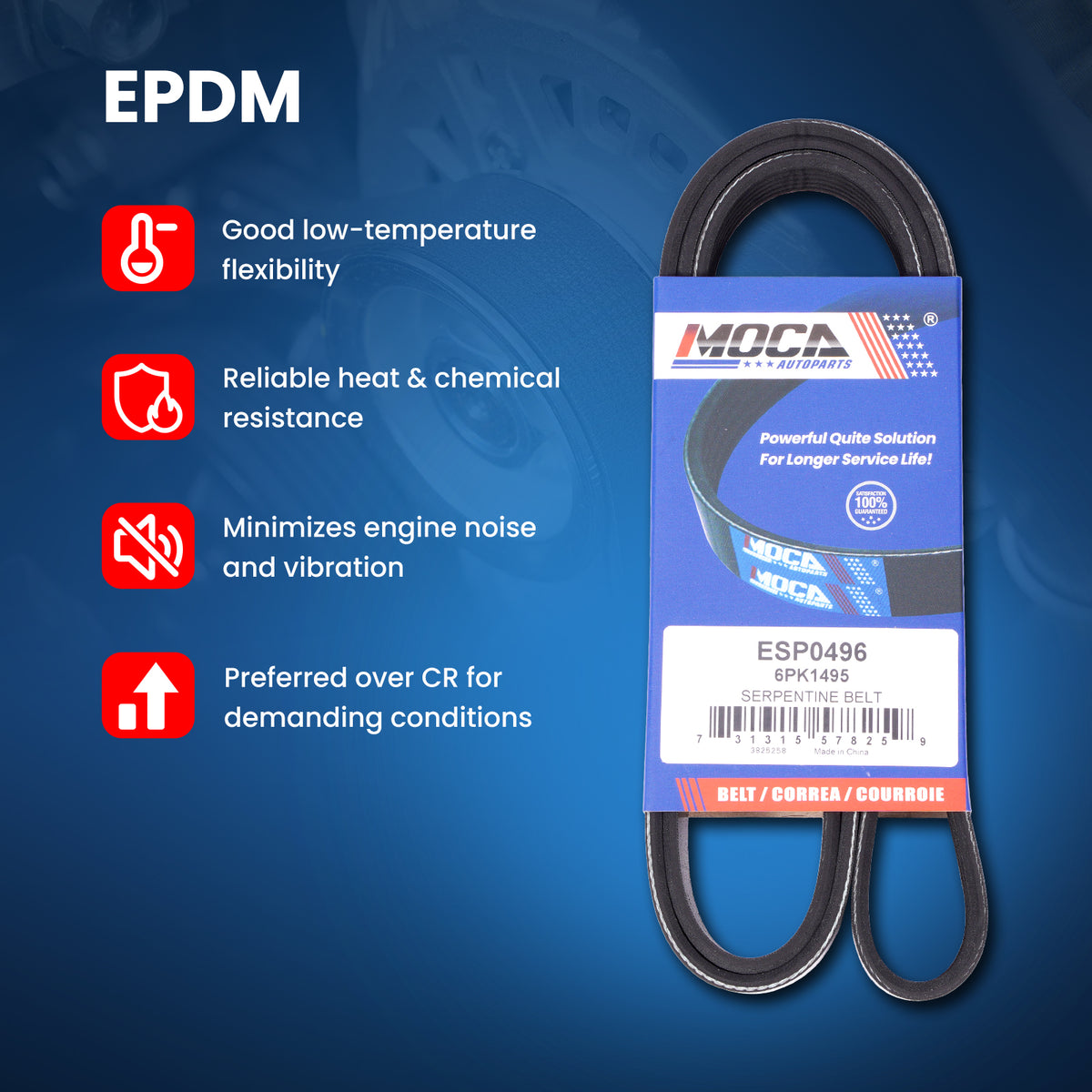MOCA Serpentine Belt kit - ESP2047K2
