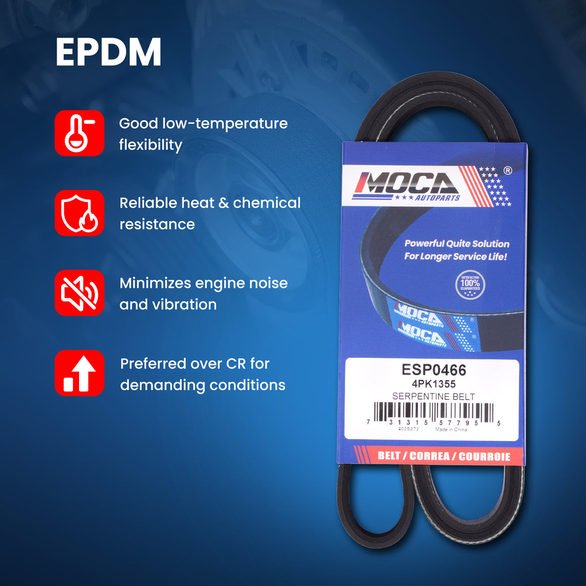 MOCA Serpentine Belt kit - ESP2054K2