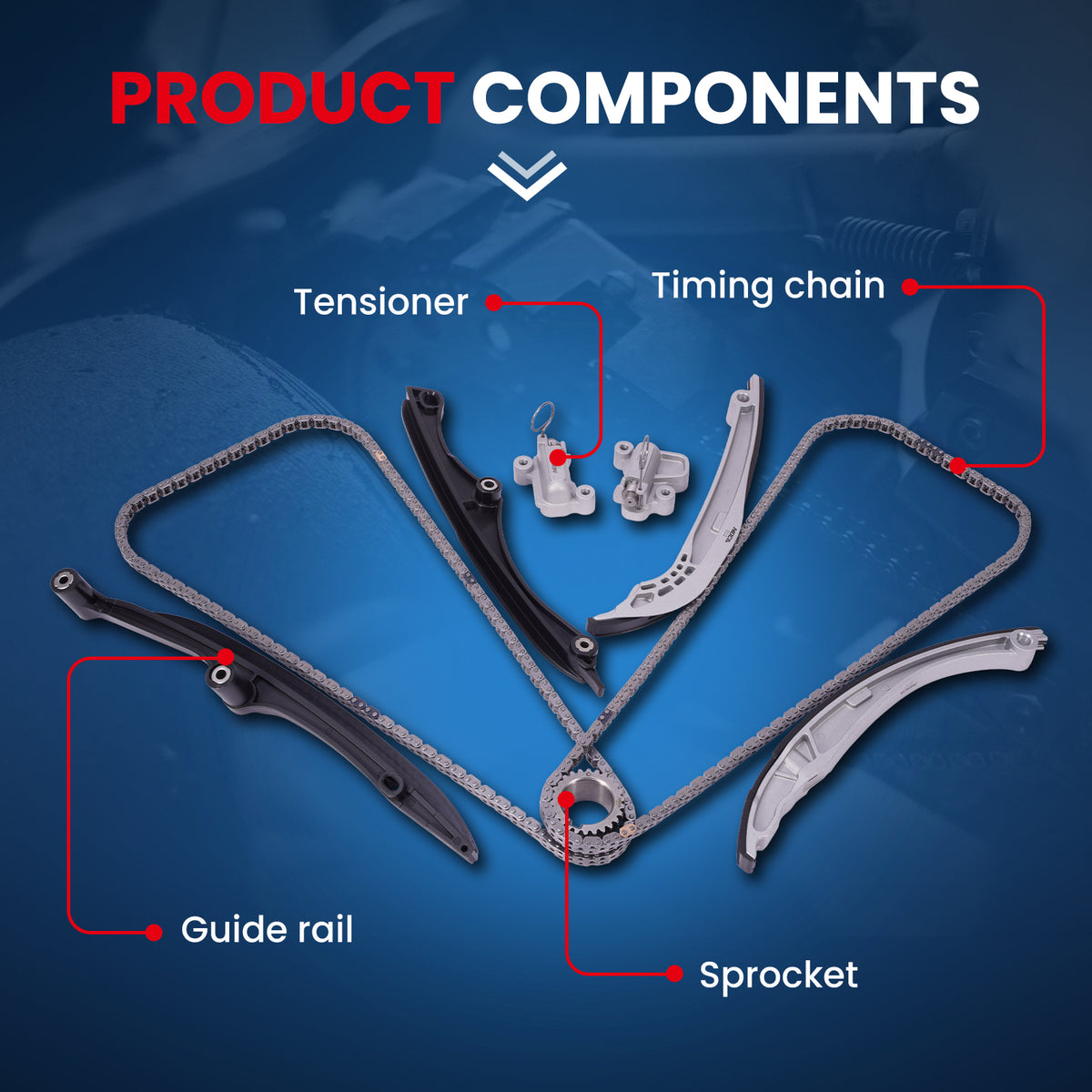 MOCA Engine Timing Chain Kit - ETCK2232