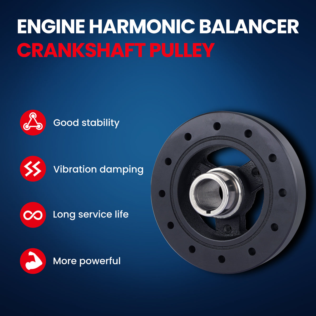 MOCA Engine Harmonic Balancer - HBA012