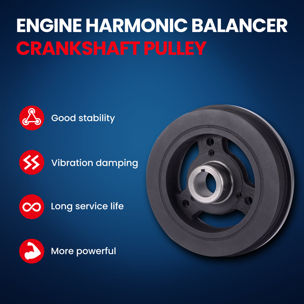 MOCA Engine Harmonic Balancer - HBA018