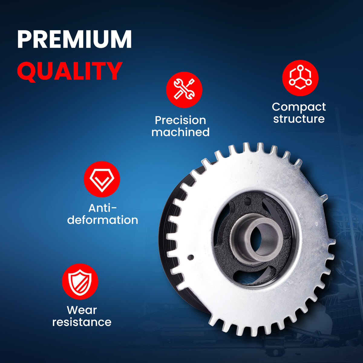 MOCA Engine Harmonic Balancer - HBA046