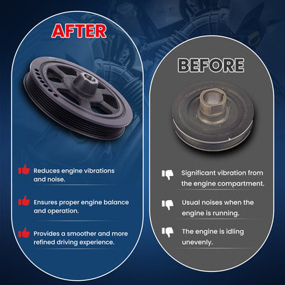 MOCA Engine Harmonic Balancer - HBA103