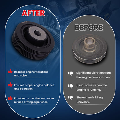 MOCA Engine Harmonic Balancer - HBA129