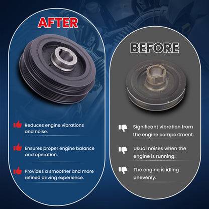 MOCA Engine Harmonic Balancer - HBA140