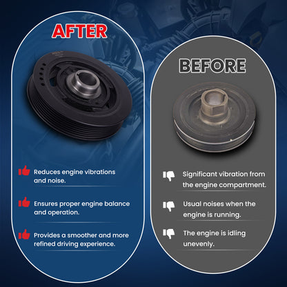 MOCA Engine Harmonic Balancer - HBA198
