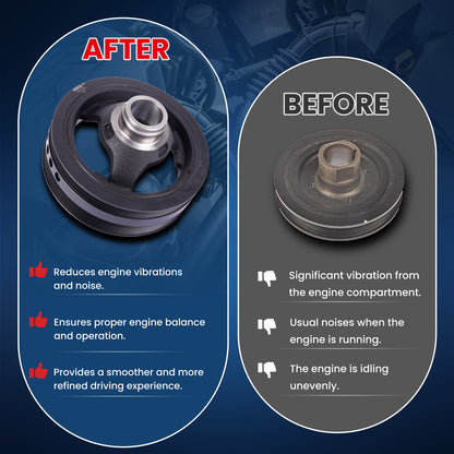 MOCA Engine Harmonic Balancer - HBA209