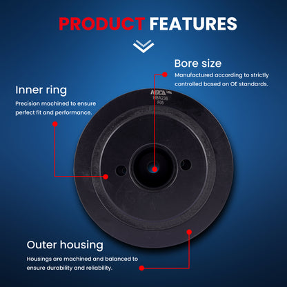 MOCA Engine Harmonic Balancer - HBA236