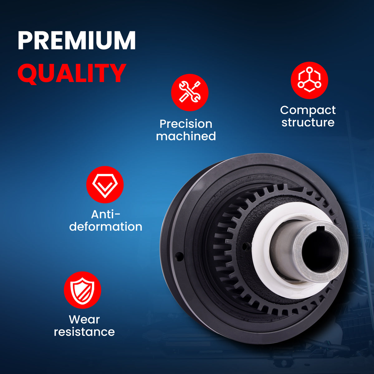 MOCA Engine Harmonic Balancer - HBA236