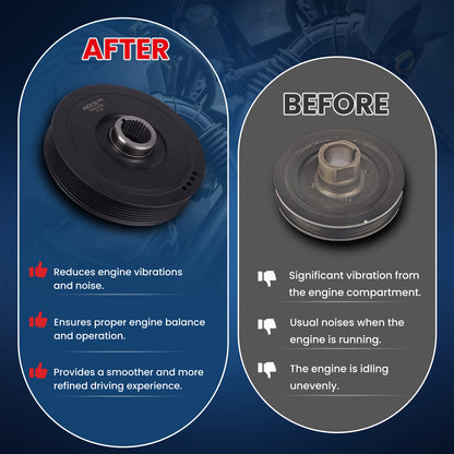 MOCA Engine Harmonic Balancer - HBA298