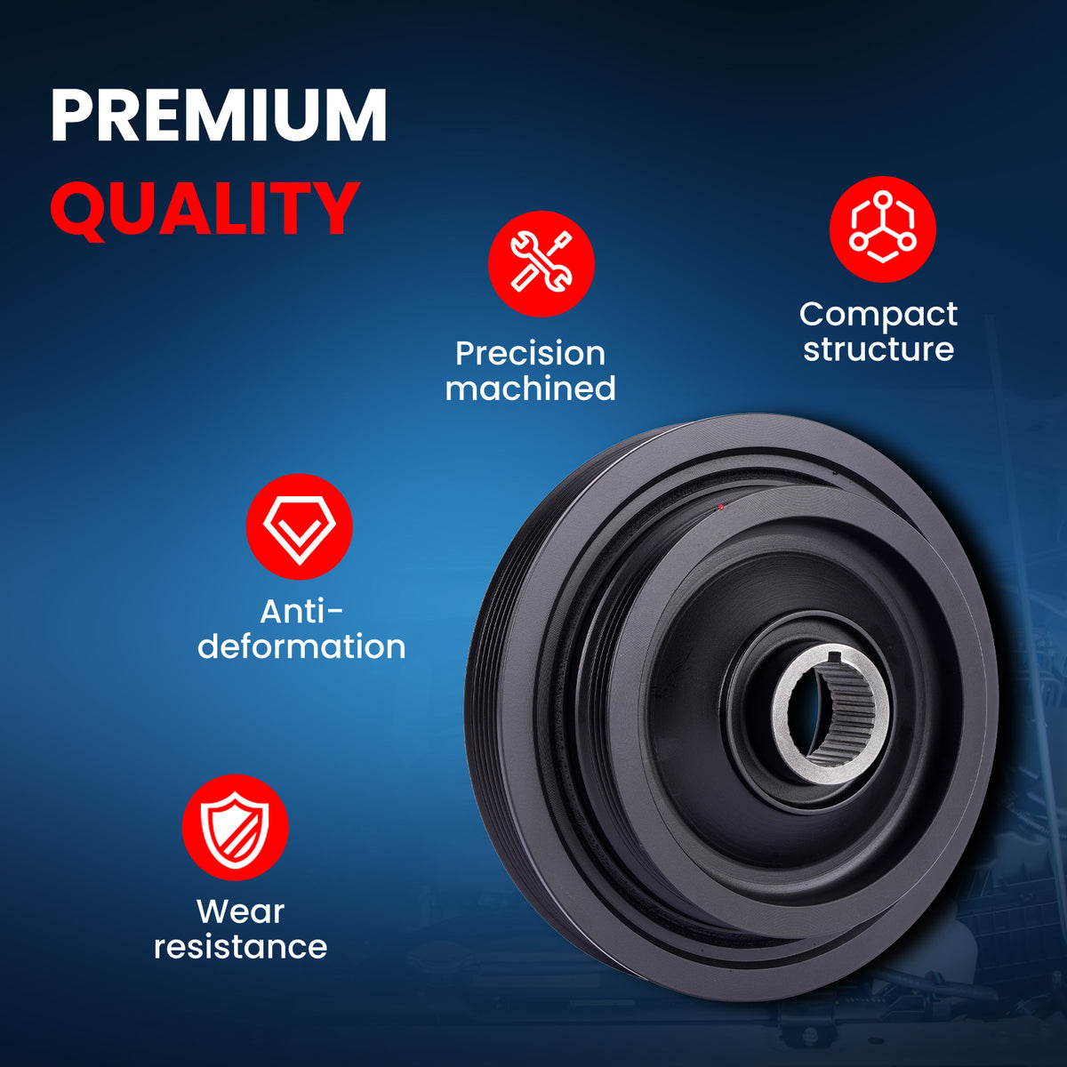 MOCA Engine Harmonic Balancer - HBA300