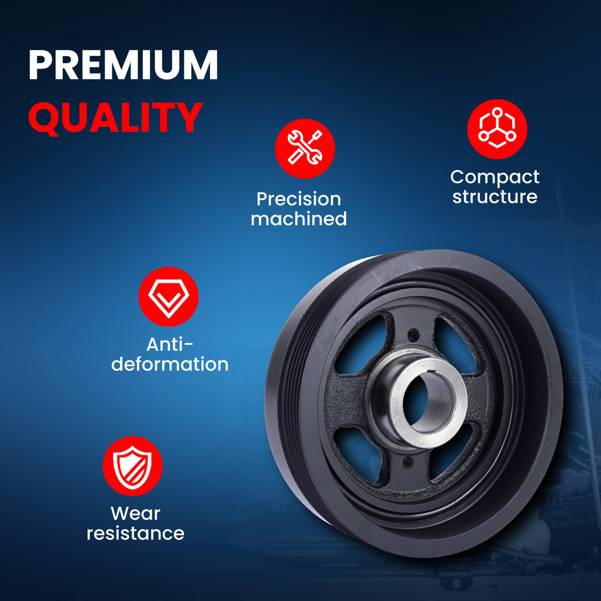 MOCA Engine Harmonic Balancer - HBA301