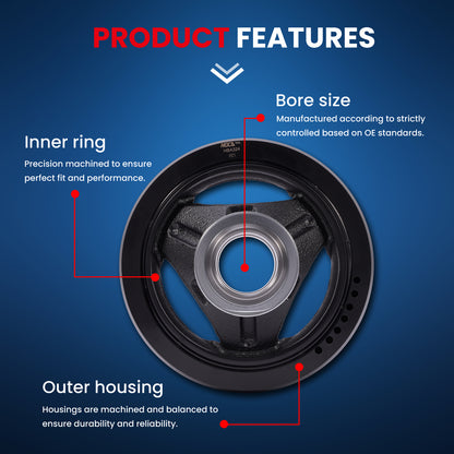 MOCA Engine Harmonic Balancer - HBA324