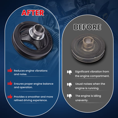 MOCA Engine Harmonic Balancer - HBA324