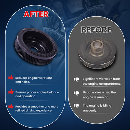 MOCA Engine Harmonic Balancer - HBA334