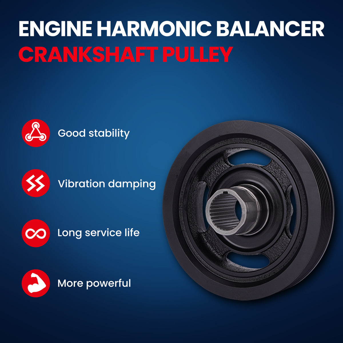 MOCA Engine Harmonic Balancer - HBA340