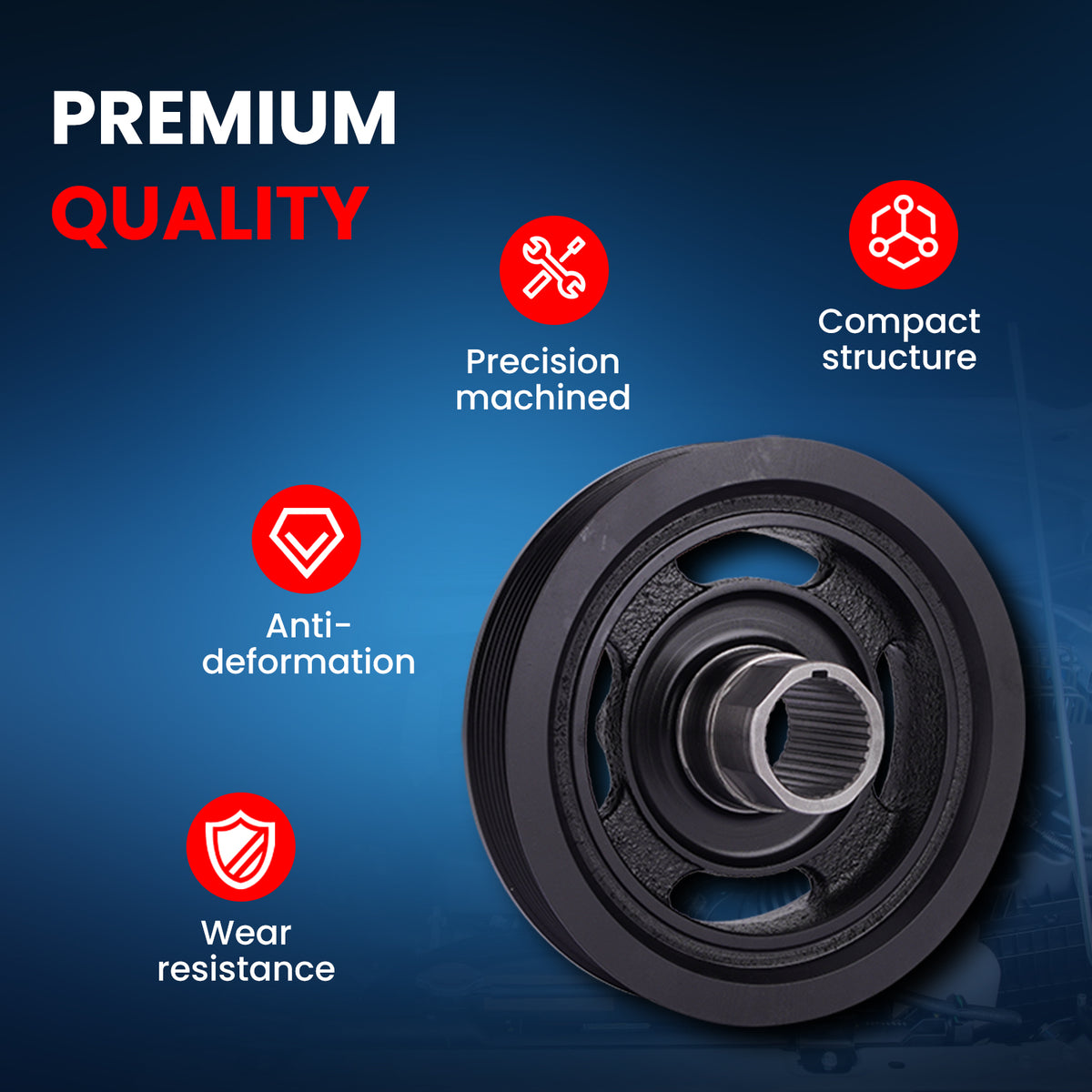 MOCA Engine Harmonic Balancer - HBA340