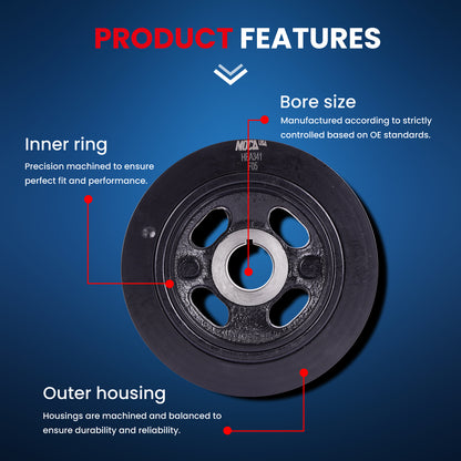 MOCA Engine Harmonic Balancer - HBA341