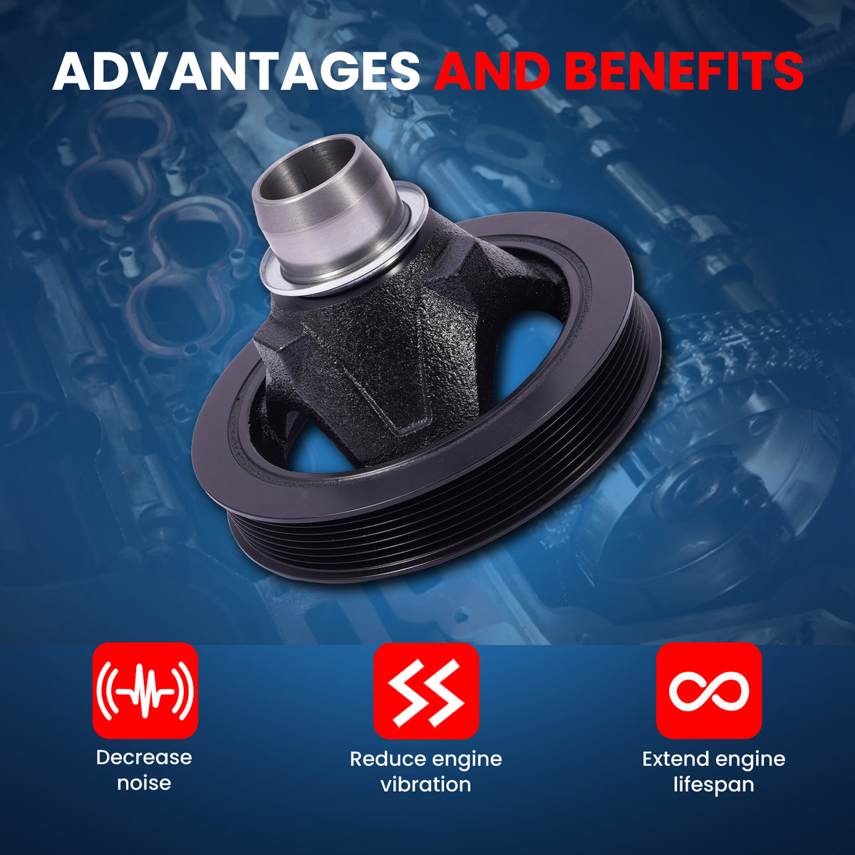 MOCA Engine Harmonic Balancer - HBA359