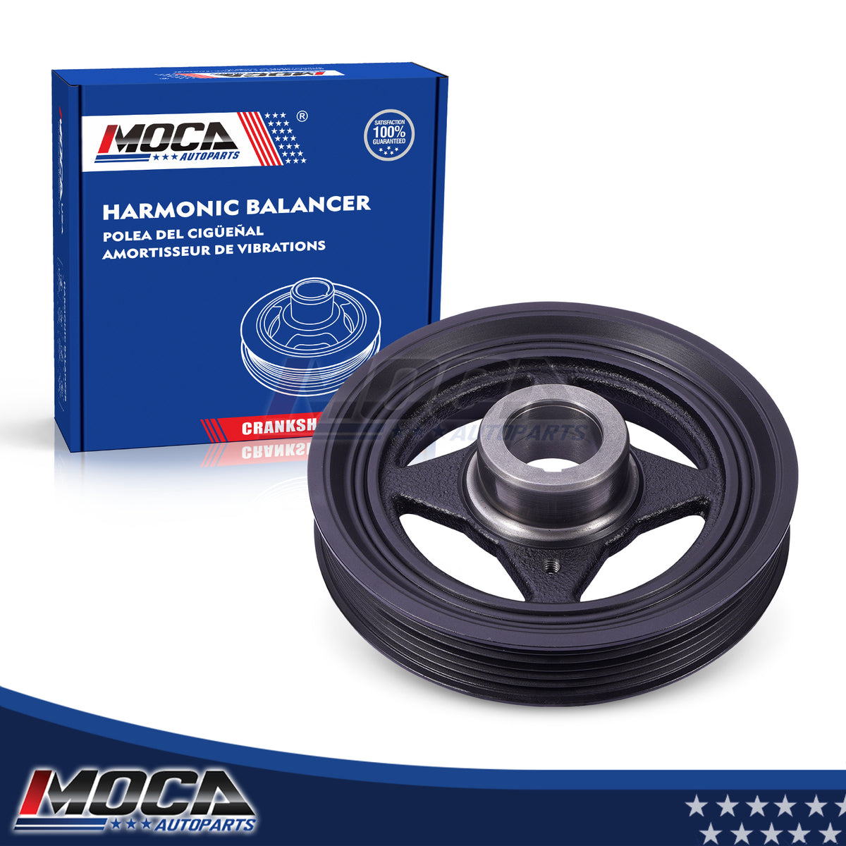 MOCA Engine Harmonic Balancer - HBA374