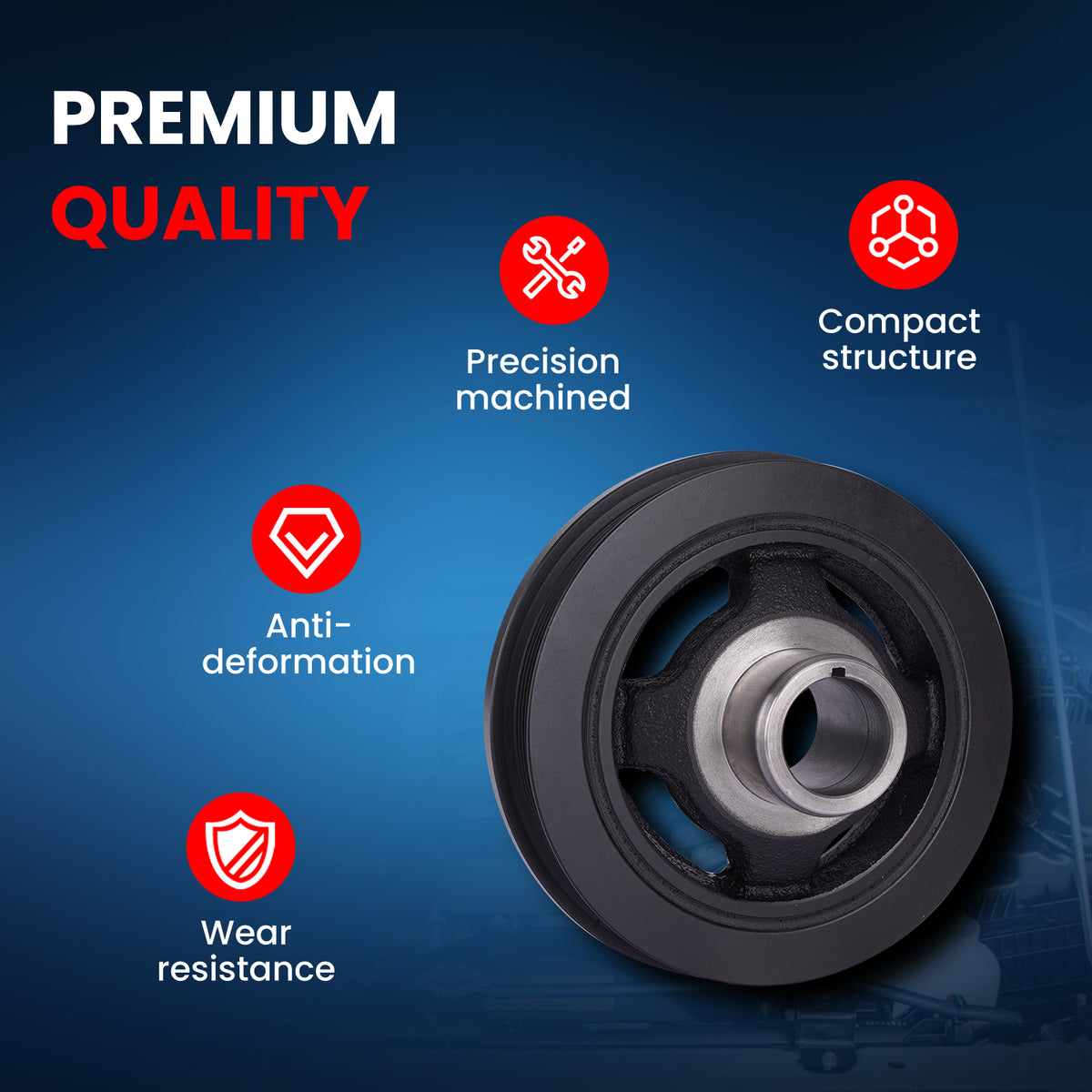 MOCA Engine Harmonic Balancer - HBA405