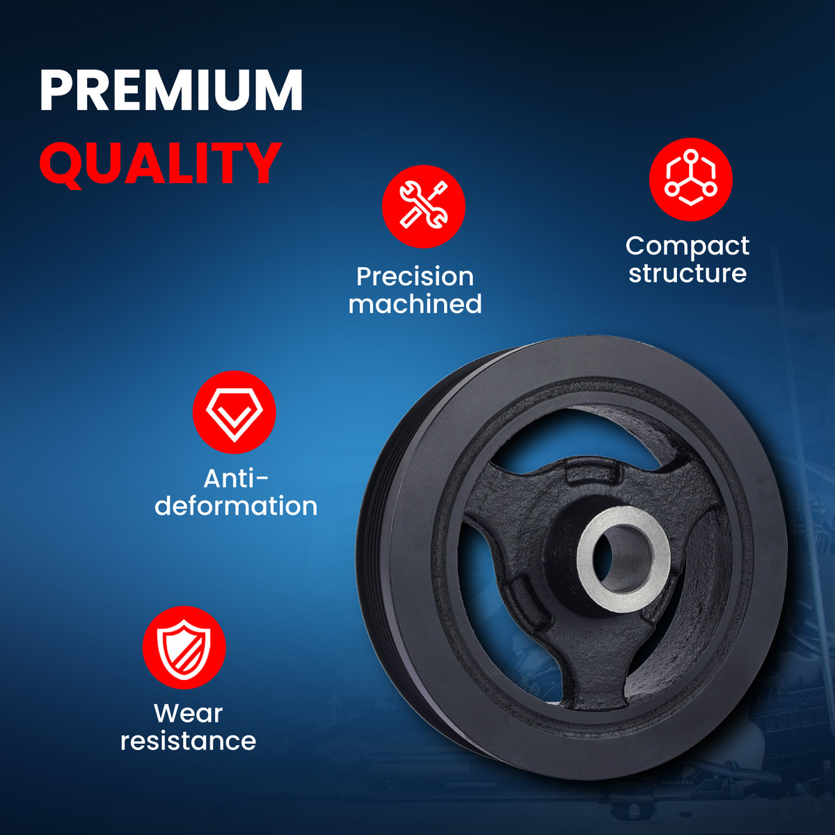 MOCA Engine Harmonic Balancer - HBA426