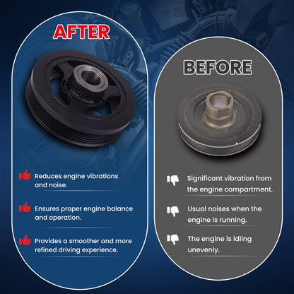 MOCA Engine Harmonic Balancer - HBA428