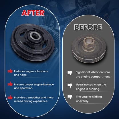 MOCA Engine Harmonic Balancer - HBA429