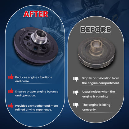 MOCA Engine Harmonic Balancer - HBA440
